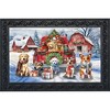 Briarwood Lane Christmas Doormat 30x18 Indoor Outdoor Holiday Cheer Dogs For Christmas Doormat - 2 of 4