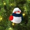 Christmas Featherly Friends Ornament Plaid Scarf - Wondershop™ - 2 of 3
