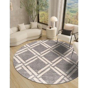 Unique Loom    Trellis Area Rug - 1 of 4