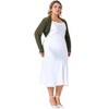 INSPIRE CHIC Women's Semi Sheer Open Front Elegant 3/4 Sleeves Mesh Bolero Shrug - 3 of 4