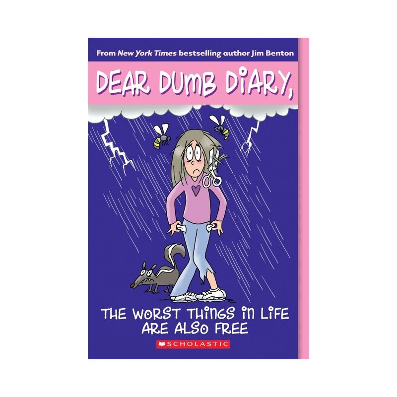The Worst Things in Life Are Also Free (Dear Dumb Diary #10) - by  Jim Benton (Paperback), 1 of 2