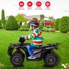 12V Kids Ride-On ATV for Toddlers, Electric 4-Wheel Vehicle with LED Lights, Music, USB, Safe 2.2mph, Forward/Backward - 3 of 4