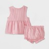 Baby Girls' Ribbed Tank Set - Cat & Jack™ - 2 of 4
