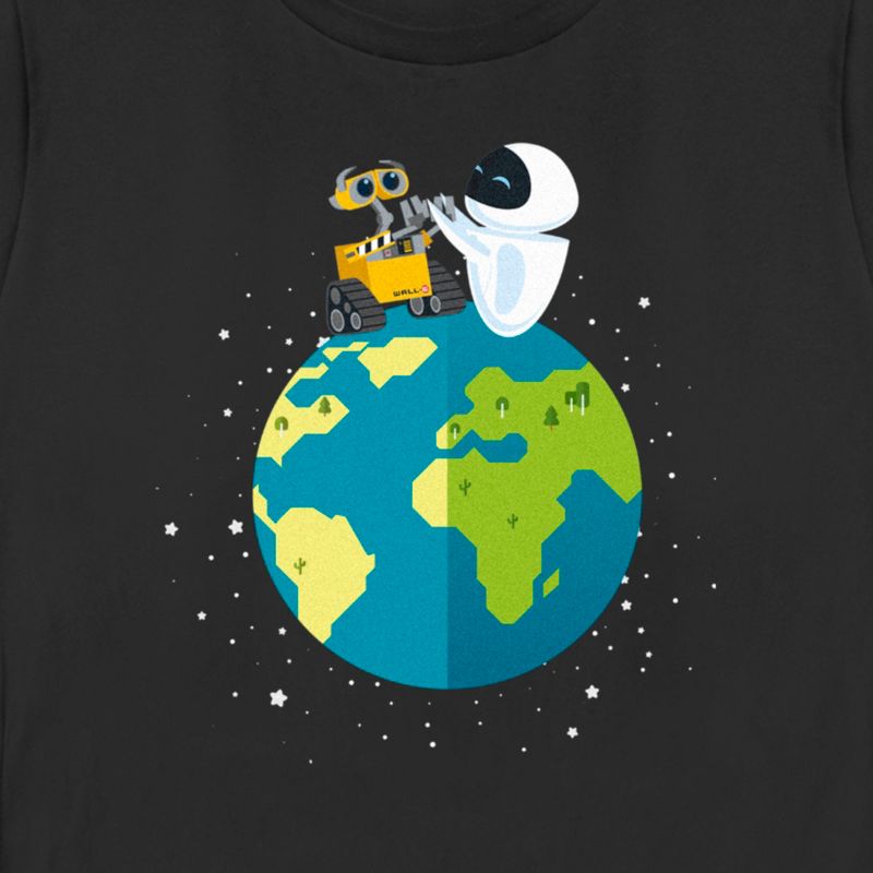 Women's Wall-E Earth Day Eco Robots T-Shirt, 2 of 5