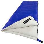Wakeman 50 Degrees Fahrenheit Sleeping Bags - Blue