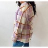 Men's Corduroy Checkered Shacket Top - dear lover - 2 of 4