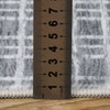 Washable Area Rugs Modern Plaid Indoor Floor Carpet with Non-Slip Backing Stain-Resistant Soft Low Pile Rugs for Living Room - 4 of 4