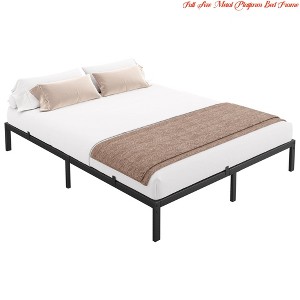 Twin Size/Full Size/Queen Size Metal Platform Bed Frame - 6/10 Inch Heavy Duty, Noise-Free Foundation - 1 of 4