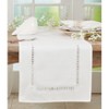 Saro Lifestyle Saro Lifestyle Hemstitched Design Table Runner - image 3 of 3