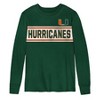 NCAA Miami Hurricanes Boys' Long Sleeve T-Shirt - 2 of 3
