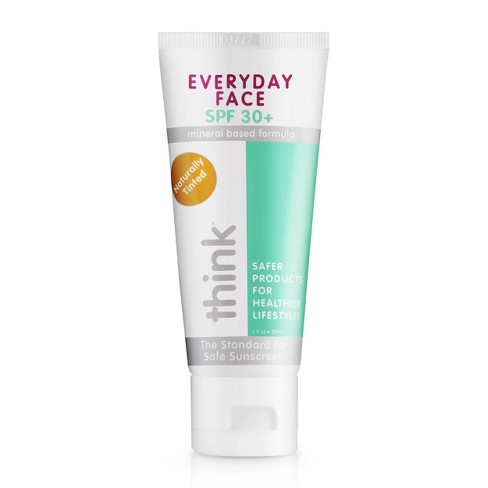 thinksport Mineral Sunscreen EveryDay Face - SPF 30 - 2oz - image 1 of 3