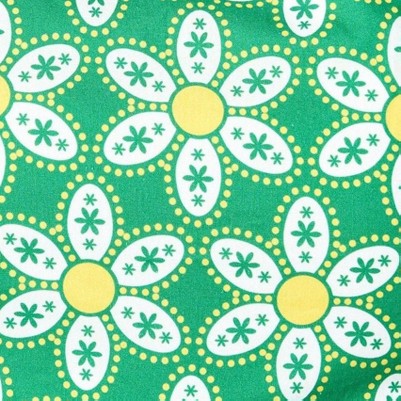 green & yellow daisies