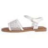 bebe Girls' Sandals - Kids' Open Toe Summer Shoes with Mesh Upper, Perfect Flat Sandals for Girls (Little Girl/Big Girl) - 3 of 4