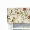 RLF Home 100% Cotton High Quality Anicete Tailored Window Valance with 1.5" Rod Pocket 50" W X 12" L Cream - 4 of 4