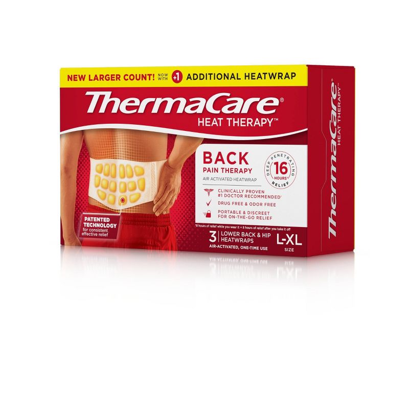 ThermaCare Lower Back/Hip Heatwrap - 3ct, 3 of 9