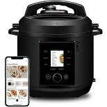 CHEF iQ 6qt Multi-Function Smart Pressure Cooker with Built-in Scale, Pairs With App Via WiFi - Black