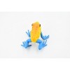 Collectible Wildlife Gifts | Blue Legged Mantella Frog, Madagascar, Hand Painted, Amphibian, Hard Rubber, Realistic Frog,  Toy, Gift,  2"  F4404 B9 - 4 of 4