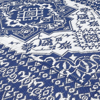 dark blue/white