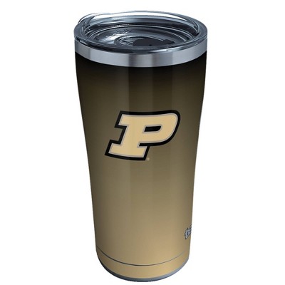 NCAA Purdue Boilermakers 20oz Ombre Stainless Steel Tumbler with Lid