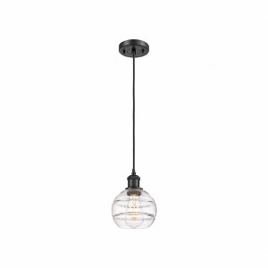 Rochester - 1 Light Cord Hung Mini Pendant In Industrial Style-7.88 Inches Tall and 5.88 Inches Wide - 1 of 1