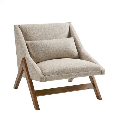 NicBex Polyester Accent Chair with Recessed Arm,Upholstered Living Room Chairs with Mid-Height Backrest,Accent Chairs for Living Room