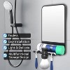 Shower Mirror for Shaving with Razor Holder, Large Anti-Fog Shave Mirror with No-Drilling Mount - 3 of 4