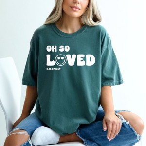 Simply Sage Market S.W.Smiley Oh So Loved Garment Dyed Tee - 1 of 4