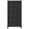 vidaXL Locker Cabinet Anthracite Steel 35.4 x 15.7 x 70.9 in - 2 of 4