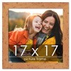 PosterPalooza | Square Shabby Chic Orange Picture Frame - UV Acrylic, Foam Board Backing, Hanging Hardware - 2 of 4