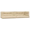 vidaXL Pallet Cushions 5 pcs Beige Fabric - 2 of 4