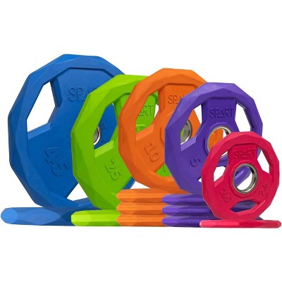 205 lbs combination 2.5 lbs*2+5 lbs*4+10 lbs*4+25 lbs*2+45 lbs*2