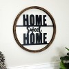 VIP Metal 22 in. Black Cutout Sign Home Sweet Home - 2 of 4