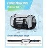 Sports Gym Bag, 37L Travel Duffel Bag Carry-on Bag, Lightweight Weekend Overnight Bag - 3 of 4