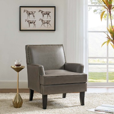 Wooden Upholstered Accent Chair Celadon Armchair | ARTFUL LIVING DESIGN