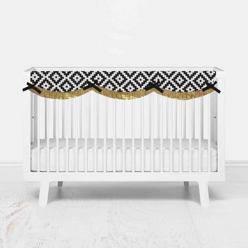 Black and outlet gold crib