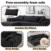 ChicFurnit L-Shaped Modular Sectional Sofa Couch Left / Right Chaise Chenille Upholstered 6 Pillows Sofa Couches for Living Room - 4 of 4
