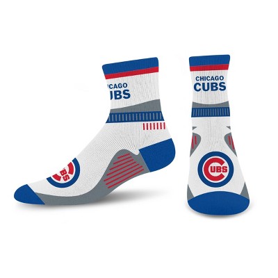MLB Chicago Cubs Large Quarter Socks