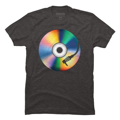 Men's Design By Humans Music Disc By clingcling T-Shirt