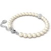 Remix Strand Bracelet, Crystal Pearls & Pave-Set Sphere on Rhodium Finish, Adjustable Mix & Match Jewelry - 4 of 4