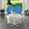 Griffith 2pc Outdoor Conversation Set - Sky Blue - Crosley - 3 of 4