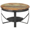 vidaXL Coffee Table 26.8 in.x16.9 in. Solid Reclaimed Wood - 2 of 4