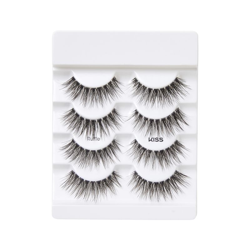 KISS Lash Couture Naked Drama Collection Fake Eyelashes - Ruffle - 4 Pairs, 4 of 10