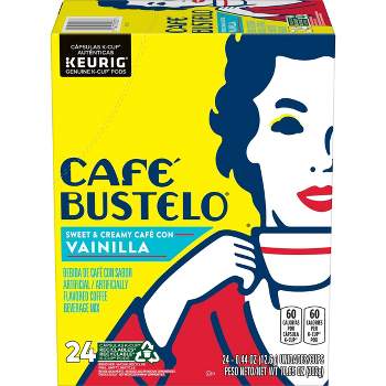 Cafe Bustelo Vainilla Light Roast Coffee Pods - 24ct