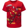 Marvel Avengers Mech Strike Spider-Man Hulk 4 Pack Graphic T-Shirts Toddler - 4 of 4