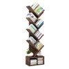 8-Tier Tree Bookshelf, Industrial Retro Storage Rack, Bookcase with Open Bookshelf - 4 of 4