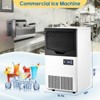 100 lbs/24H Commercial Ice Maker ¨C Stainless Steel Under-Counter/Freestanding Ice Machine with 100 lbs Storage - 4 of 4