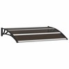 vidaXL Door Canopy Black Polycarbonate, ABS, Aluminum 47.2 x 29.5 in - 2 of 4