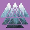 Girl's Design By Humans Misty Forest Sacred Geometry By Maryedenoa T-Shirt - 2 of 3