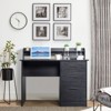 Karl Home 43.31 inch W Rectangle Computer Desk with Hutch - 4 of 4