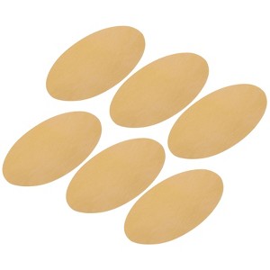 Unique Bargains Oval Iron-on Washable Clothes Hole Repairing Denim Patches 6 Pcs - 1 of 4